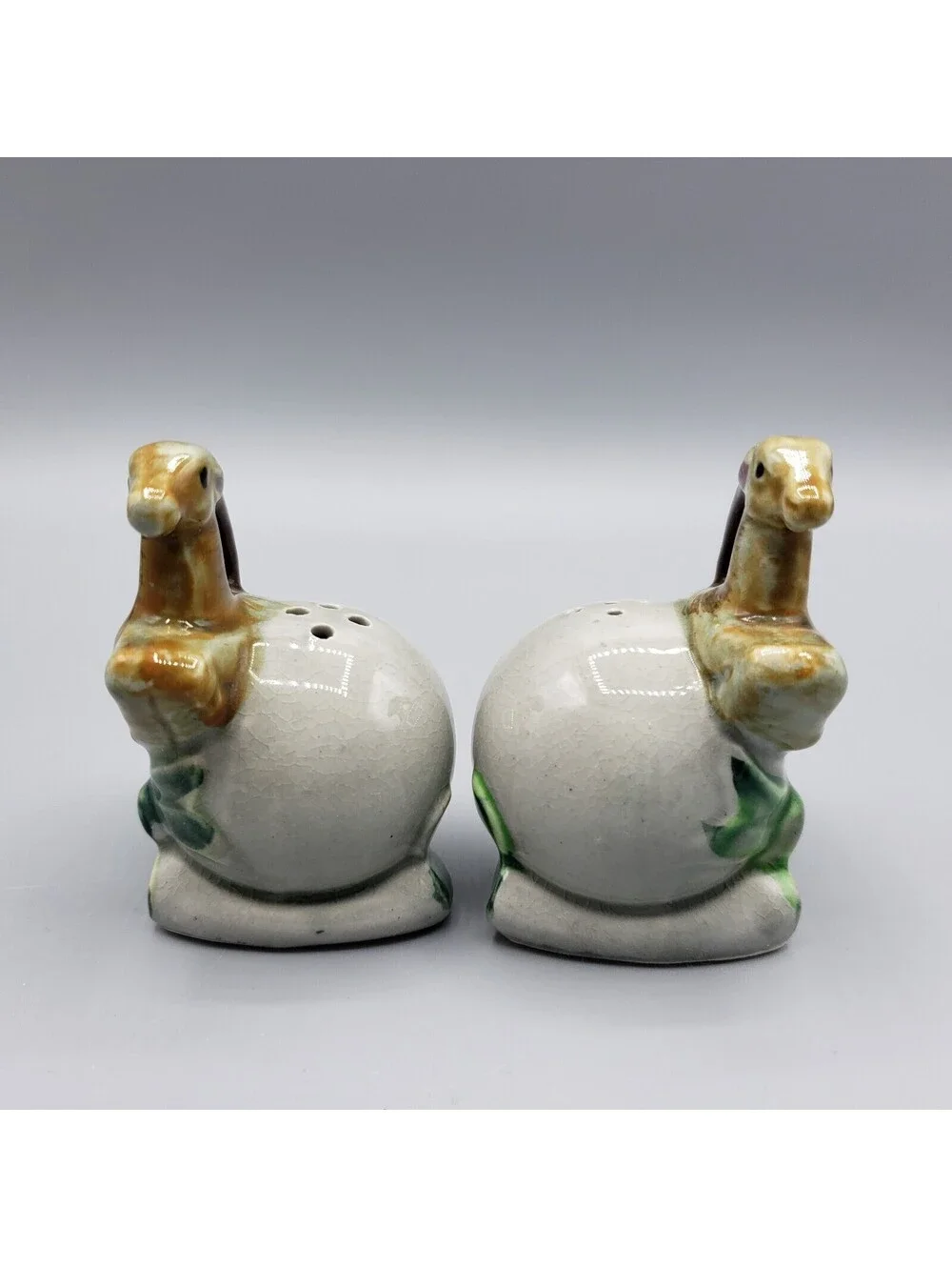 Vintage Thames Gazelle Salt & Pepper Shakers Porcelain Pair Kitchen Deer